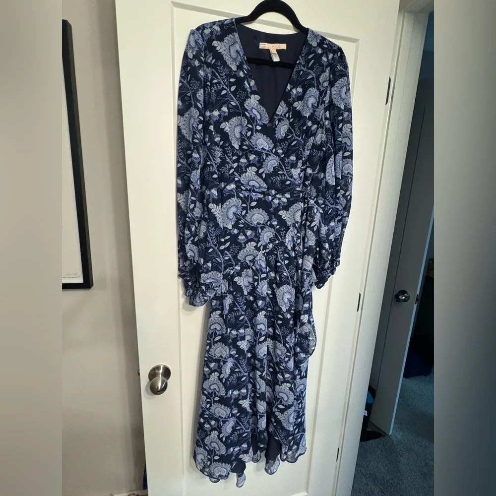 Hutch Blue Floral Maxi Dress- Anthropologie - Picture 5 of 8